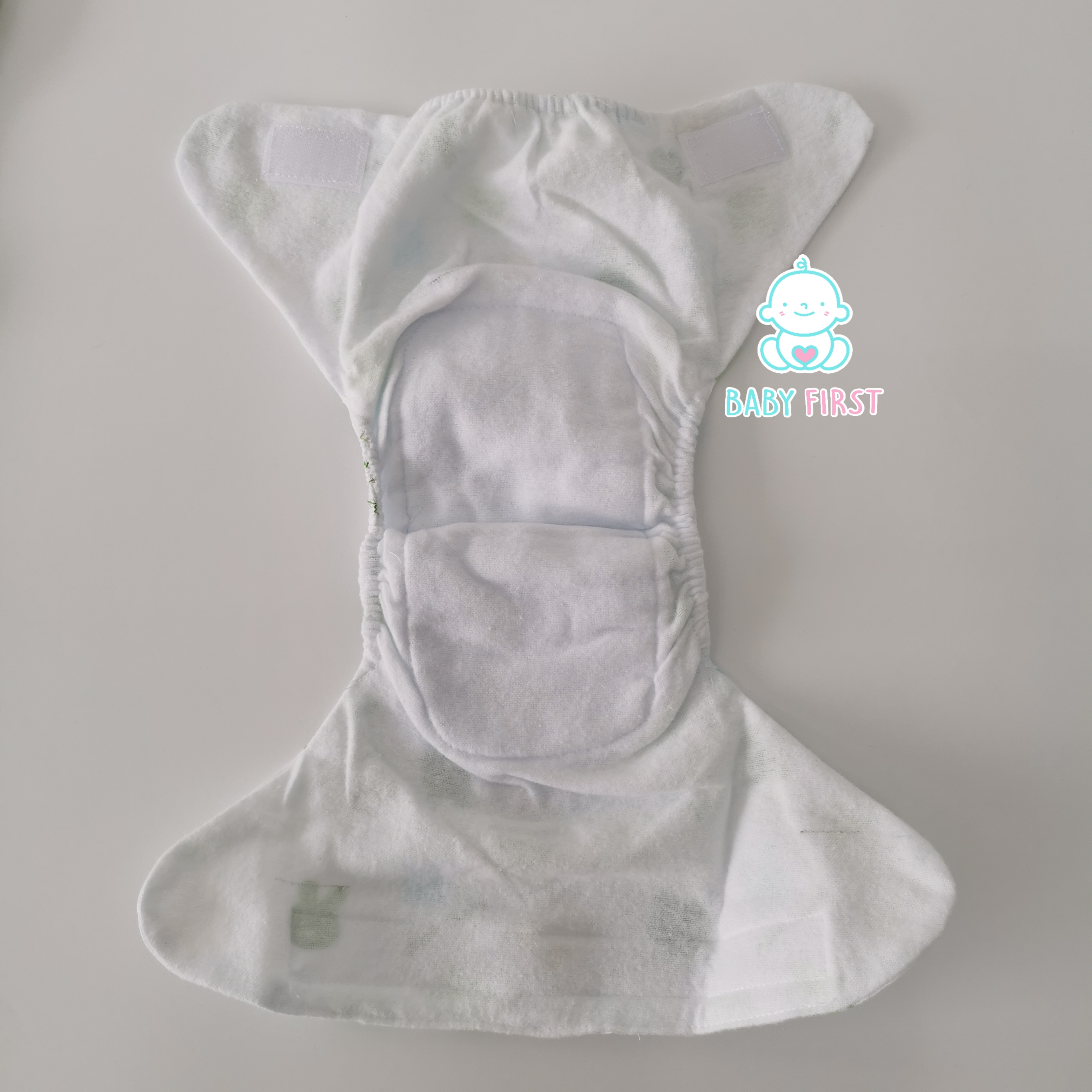 กางเกงผ้าอ้อมสำเร็จรูป ผ้าสาลู Cotton 100% ขาจั๊มช่วยลดการซึมออกด้านข้าง 12ตัว (เป้าหนา 8 ชั้น)