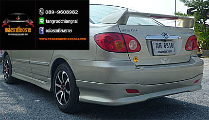 สปอยเลอร์ แบบยกมีไฟเบรค ALTIS 2004-2007