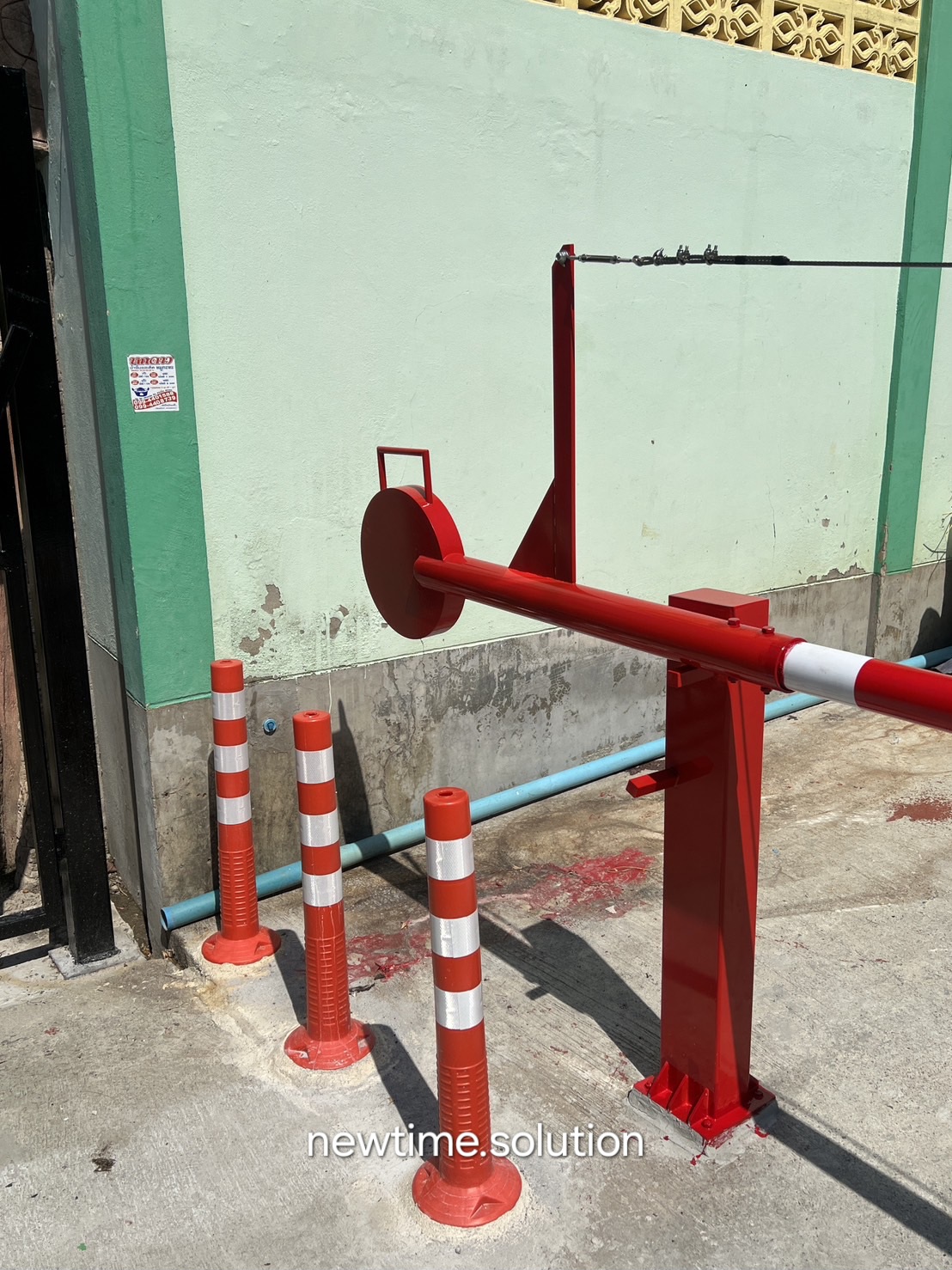 ไม้กั้นรถยนต์แบบธรรมดา Manual ไม้กั้นรถยนต์แมนนวล