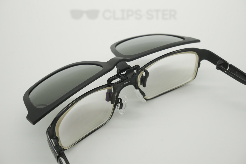 คลิปออนกันแดด Clipsster รุ่น Wayster O Signature Edition กรอบดำเลนส์เทาเขียว