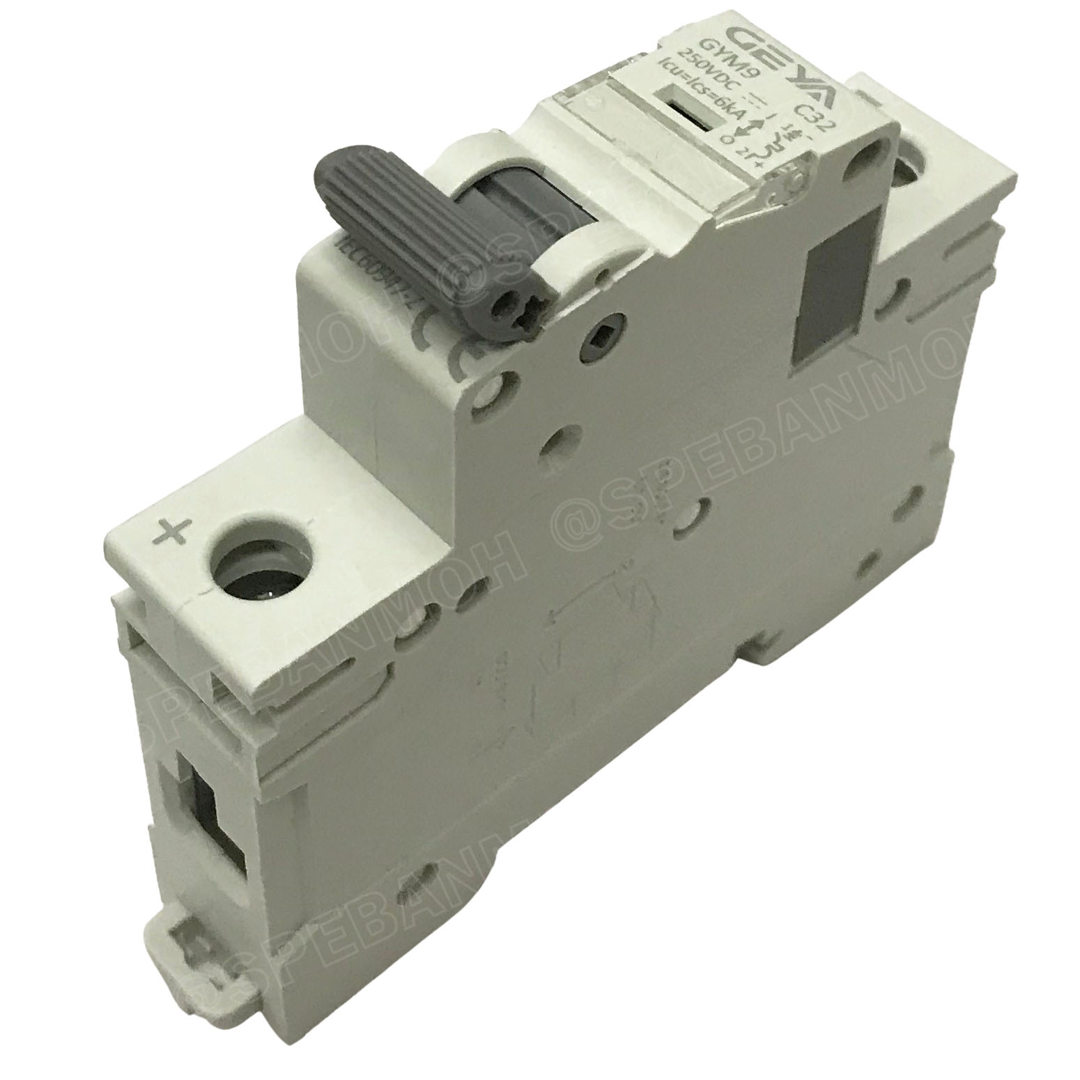 [ 1 ชิ้น ] GYM9-63DC-1P เบรกเกอร์ ดีซี 1 โพล 1 Pole DC Breaker 250 VDC DC Circuit Breaker 1P สำหรับงาน solar cell เบรกเกอร์ไฟฟ้าโซลาร์เซลล์ DC ป้องกันกระแสเกิน ใช้ได้กับไฟฟ้ากระแสตรง DC เบรกเกอร์ DC 1P DC Solar Breaker เซอร์กิตเบรกเกอร์ MCB Breaker DC