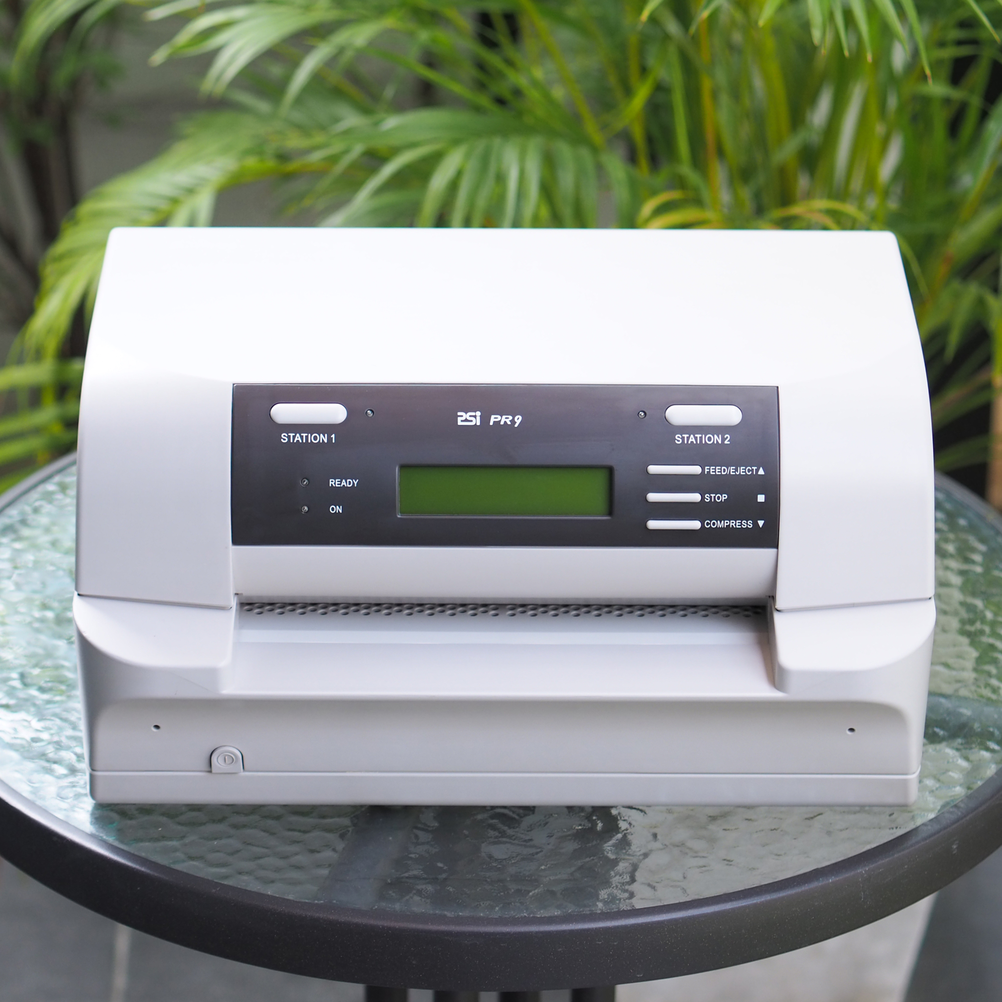 เครื่องพิมพ์สมุด เครื่องพิมพ์เช็ค Cheque printer Passbook printer PSi PR9 (Rebuilt มือ 2) รับประกัน 6 เดือน อุปกรณ์ครบพร้อมใช้งาน (สภาพภายนอก 80%) คุณภาพดี อุปกรณ์ครบ
