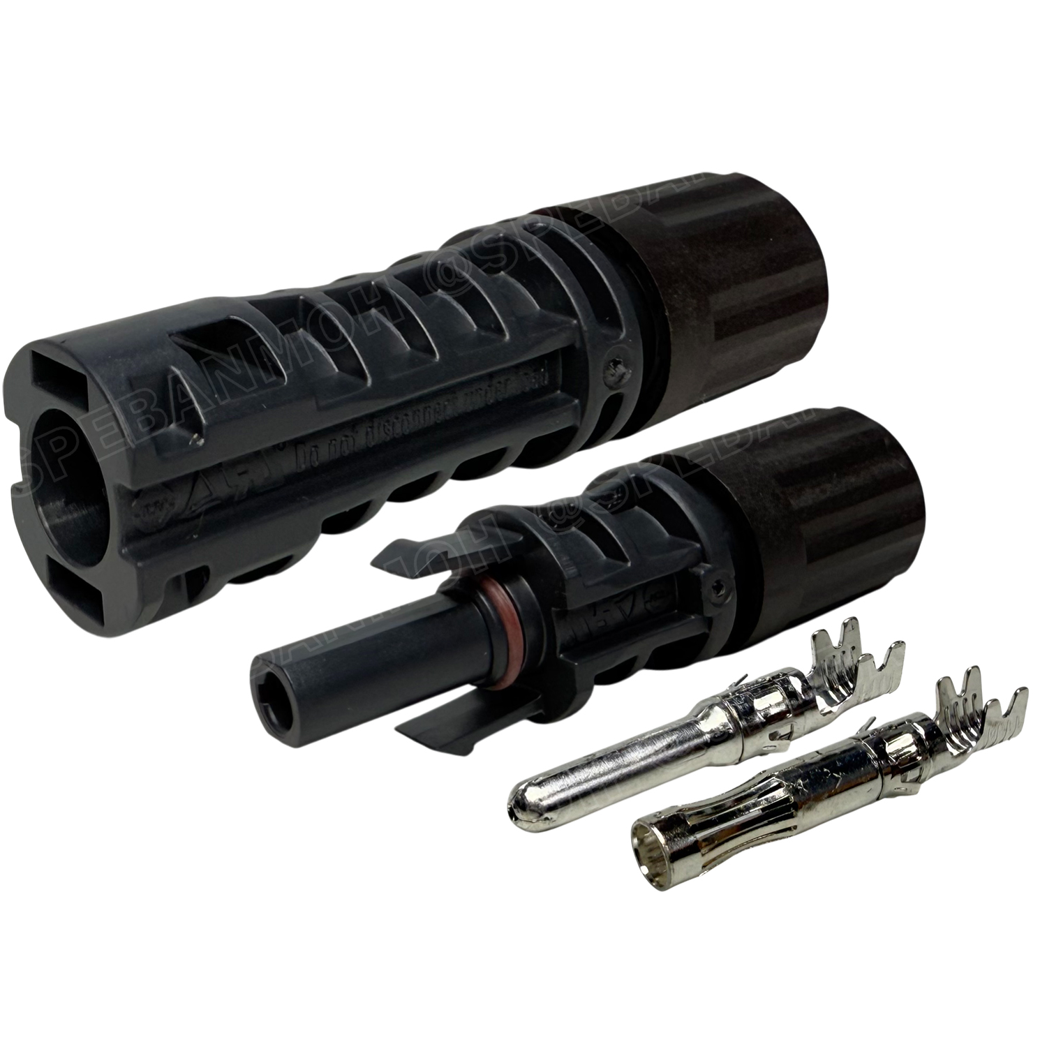 [ 1 คู่ ] CB-1002AS (CB-1002A) MC4 Connector 40A 1500VDC Link Connector ขั้วต่อสายไฟโซล่าเซลล์ คอนเน็คเตอร์ โซล่าร์ ผู้-เมีย solar อุปกรณ์โซล่าเซลล์ โซล่าเซลล์ โซล่าคอนเน็คเตอร์ LINK DC MC4 Solar Plug TUV standard งานไฟฟ้า DC PV กันน้ำ