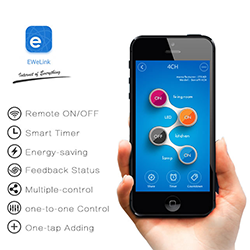 สวิทช์ไร้สาย (Remote Switch) รุ่นSONOFF-4CH Sonoff สมาร์ทสวิทช์ไร้สาย สั่งผ่านมือถือ 4 ช่อง 10A 2200W