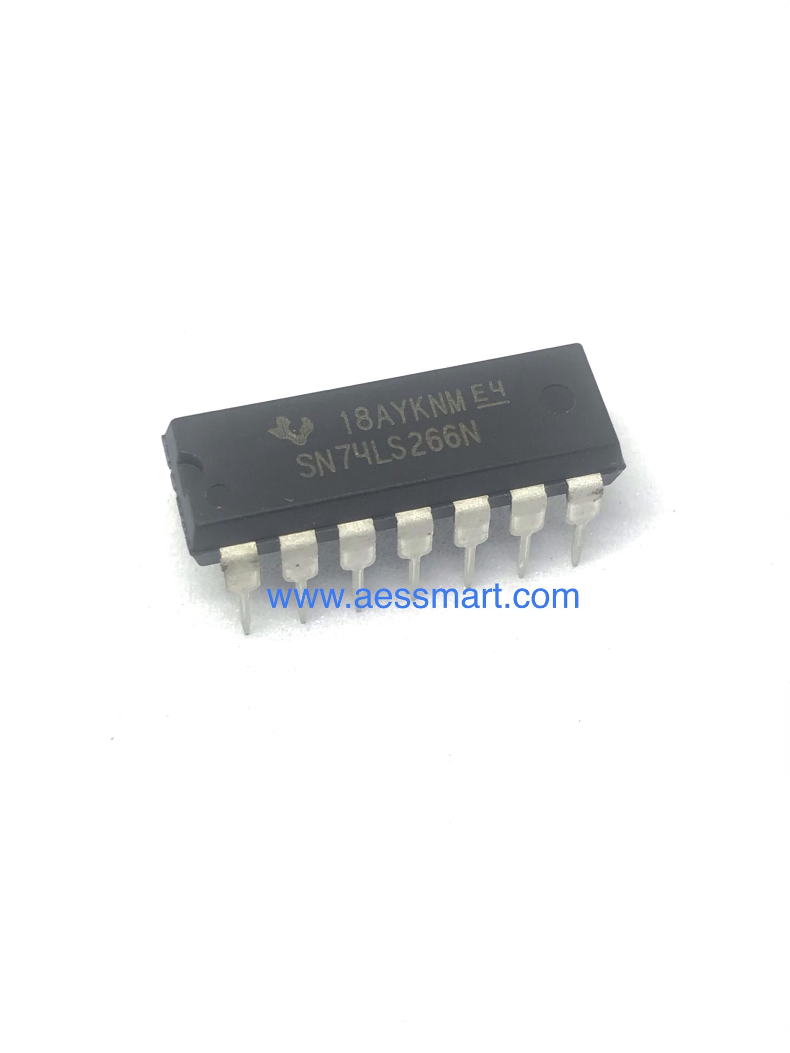 74266 (LS): Quadruple 2-input Exclusive-NOR Gates with open collector outputs