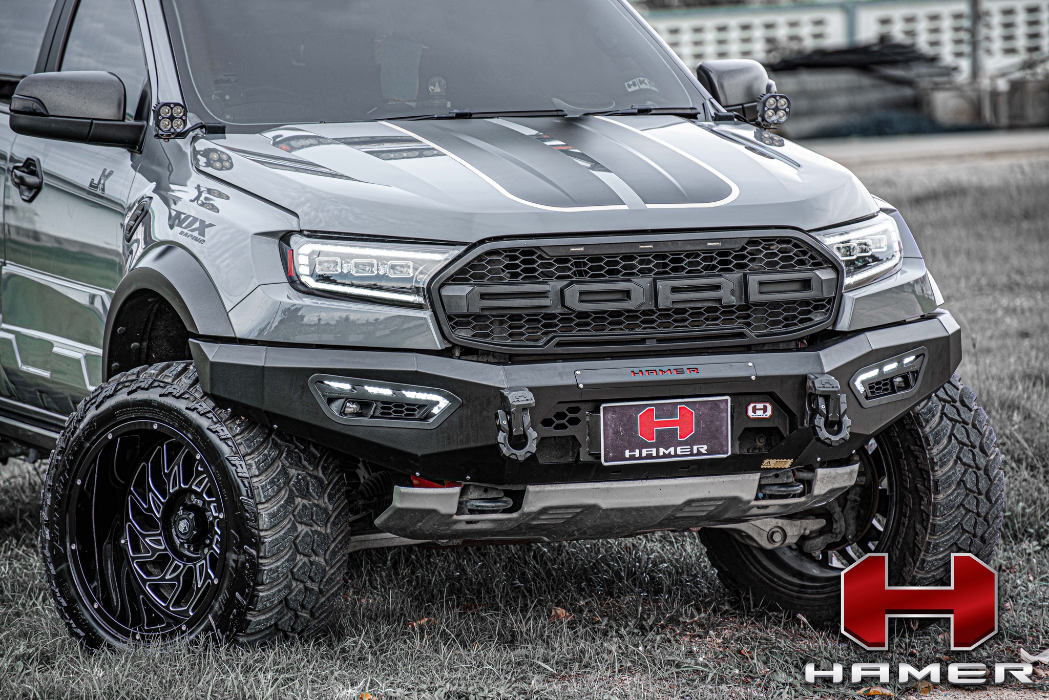 กันชนหน้า ATLAS SERIES FRONT BULL BAR Ford Ranger 2015-2021