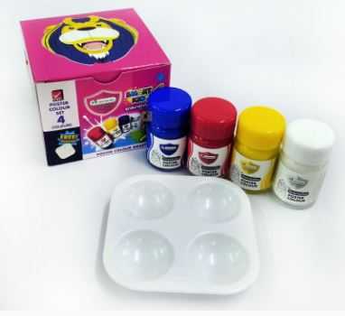 สีโปสเตอร์ MASTER ART มาสเตอร์อาร์ต ชุด สมาร์ทคิด 4 สี