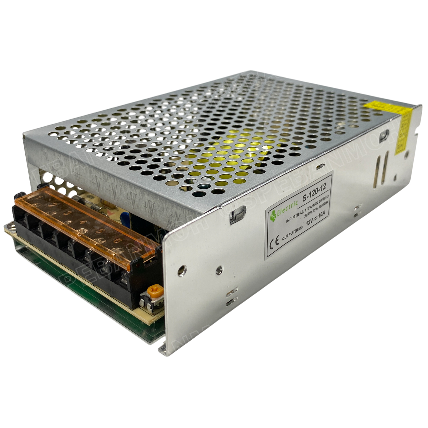 [ 1 ชิ้น ] S-120-12 Switching Power Supply สวิทช์ชิ่ง พาวเวอร์ซัพพลาย 120W 12V 10A Switching Power Supply 12VDC 120วัตต์ แหล่งจ่ายไฟ แบบสวิตชิ่ง 12 โวลต์ ซัพพลายจ่ายไฟ Output 12VDC เพาเวอร์ซัพพลาย โวลต์ ดีซี ตัวแปลงไฟ หม้อแปลง ไฟเข้า 110V / 220V AC to 12V