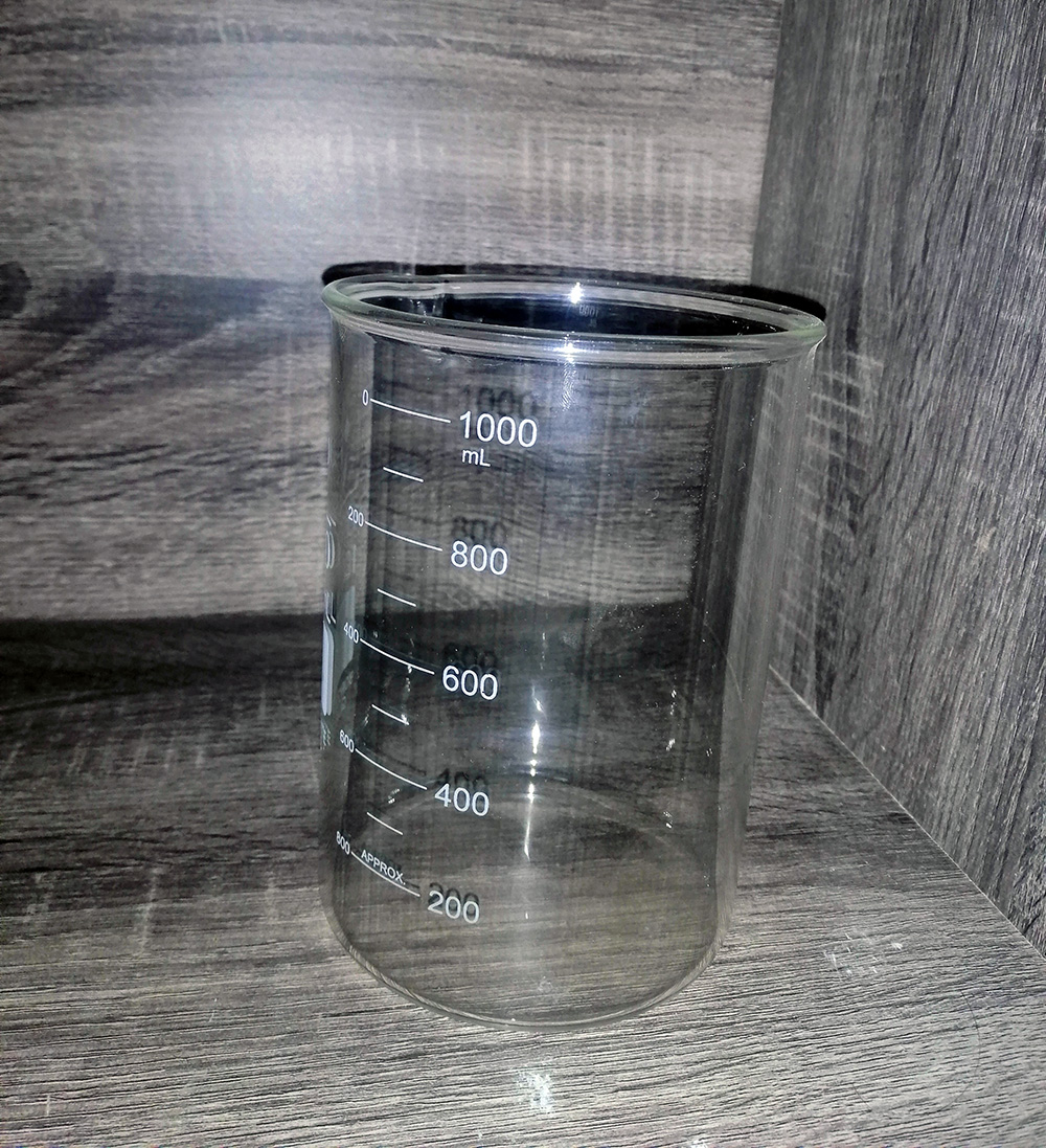 บีกเกอร์แก้ว ขนาด 1000 ml.