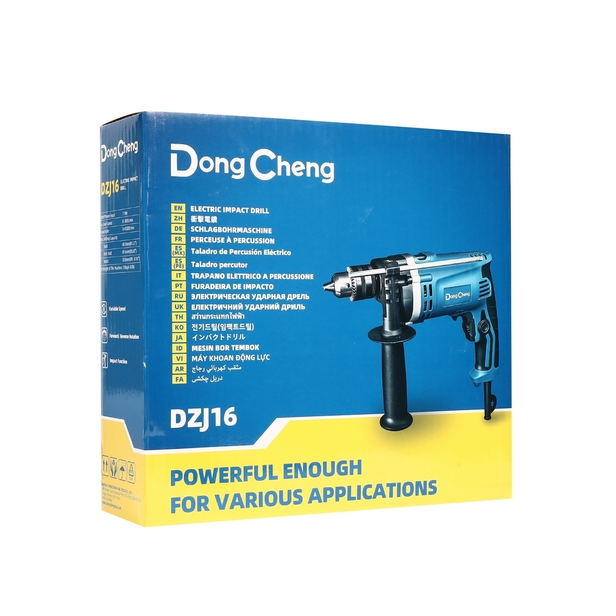 DONG CHENG รุ่น DZJ16 สว่านกระแทก ปรับรอบ 16 มม. กำลังไฟฟ้า 710 วัตต์