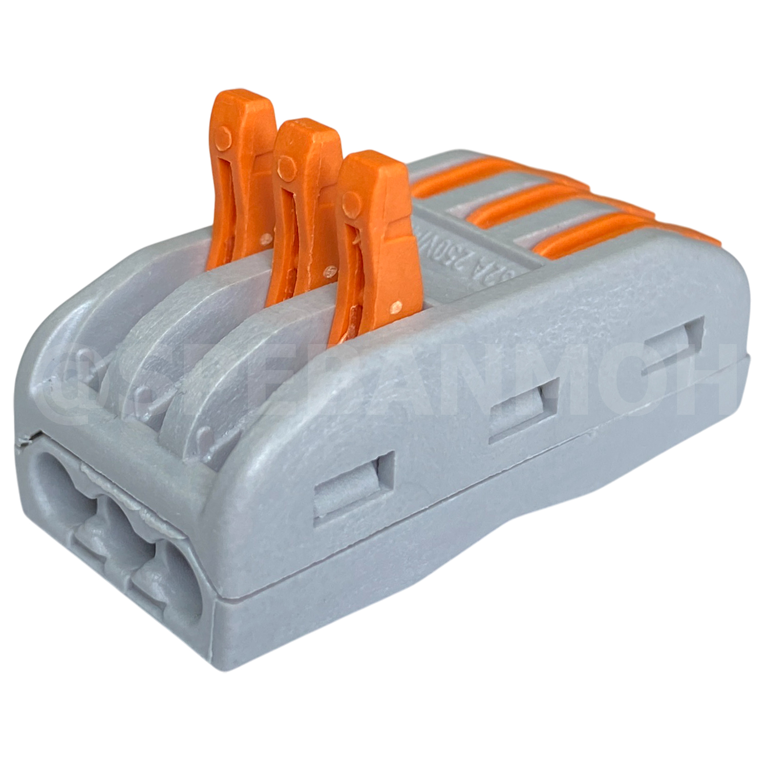 [ 1 ชิ้น ] SPL-3 ต่อตัวสายไฟ 2ช่อง Push Wire Terminal Block Connector ข้อต่อสายไฟ รวมสายไฟ ต่อรวมสายไฟ เต๋าต่อสาย ต่อสายไฟ ตัวต่อสายแบบปลอดเร็ว เทอร์มินอล ต่อสายไฟ Quick Connection Terminal แบบถอดได้ แบบปลอดเร็ว 3 ออก 3 3P คอนเน็คเตอร์เชื่อมสายไฟ