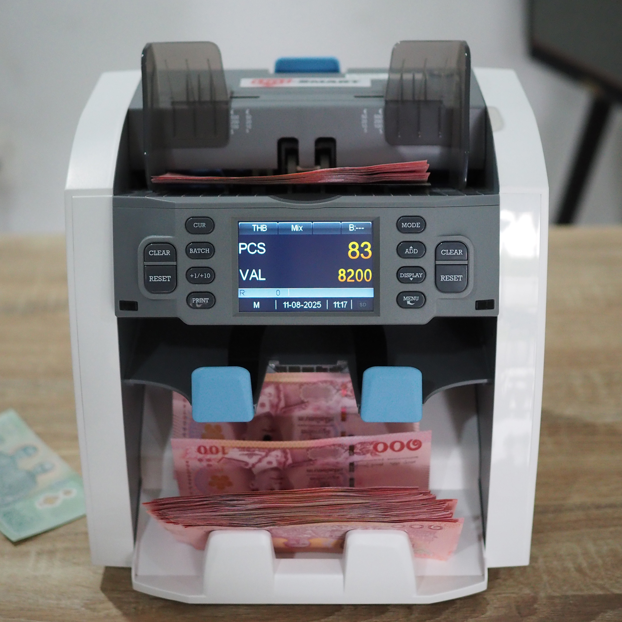 Uni-SMART เครื่องนับธนบัตร เครื่องนับเงิน เครื่องนับแบงค์ ตรวจธนบัตรปลอม US-9510