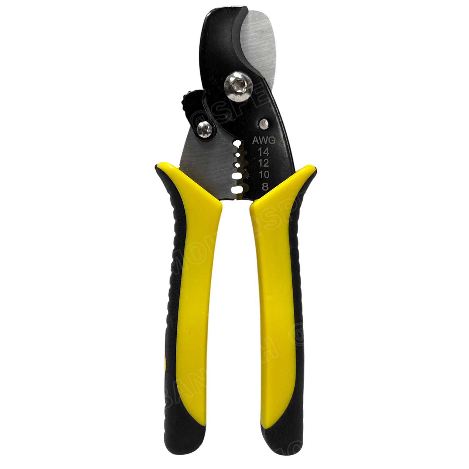 [ 1 ชิ้น ] HS-065 คีมอเนกประสงค์ 2 in 1 ตัดสาย ปลอกสาย 14-8 AWG ตัด ปลอกสายไฟ คีมปอกสายไฟ คีมตัดสายไฟ Cutting Stripping Plier คีมตัด+ปอก เครื่องมือช่าง