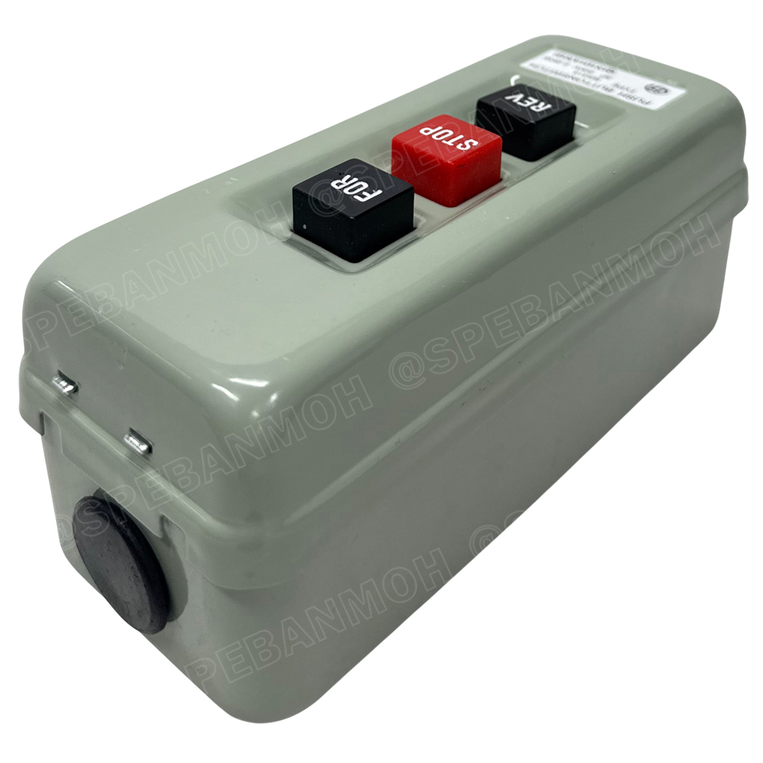 [ 1 ชิ้น ] BS315 สวิทช์ FOR STOP REV Push Button Switch 3P 500V 2.2KW สวิทช์กดจม สวิทช์กดใช้สำหรับแมกเนติก Electric Control Power Reversing 3Phase สวิทช์คอนโทรล Control Switches สวิทช์แมกเนติก BS-315