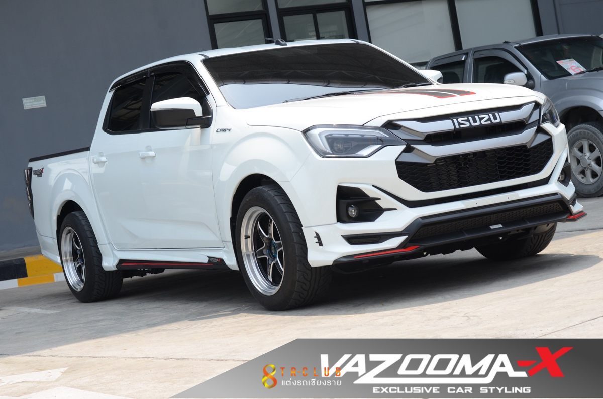 ชุดแต่งสเกิร์ตรอบคัน VAZOOMA-X สำหรับ ALL NEW D-MAX 2023 (ตัวเตี้ย)