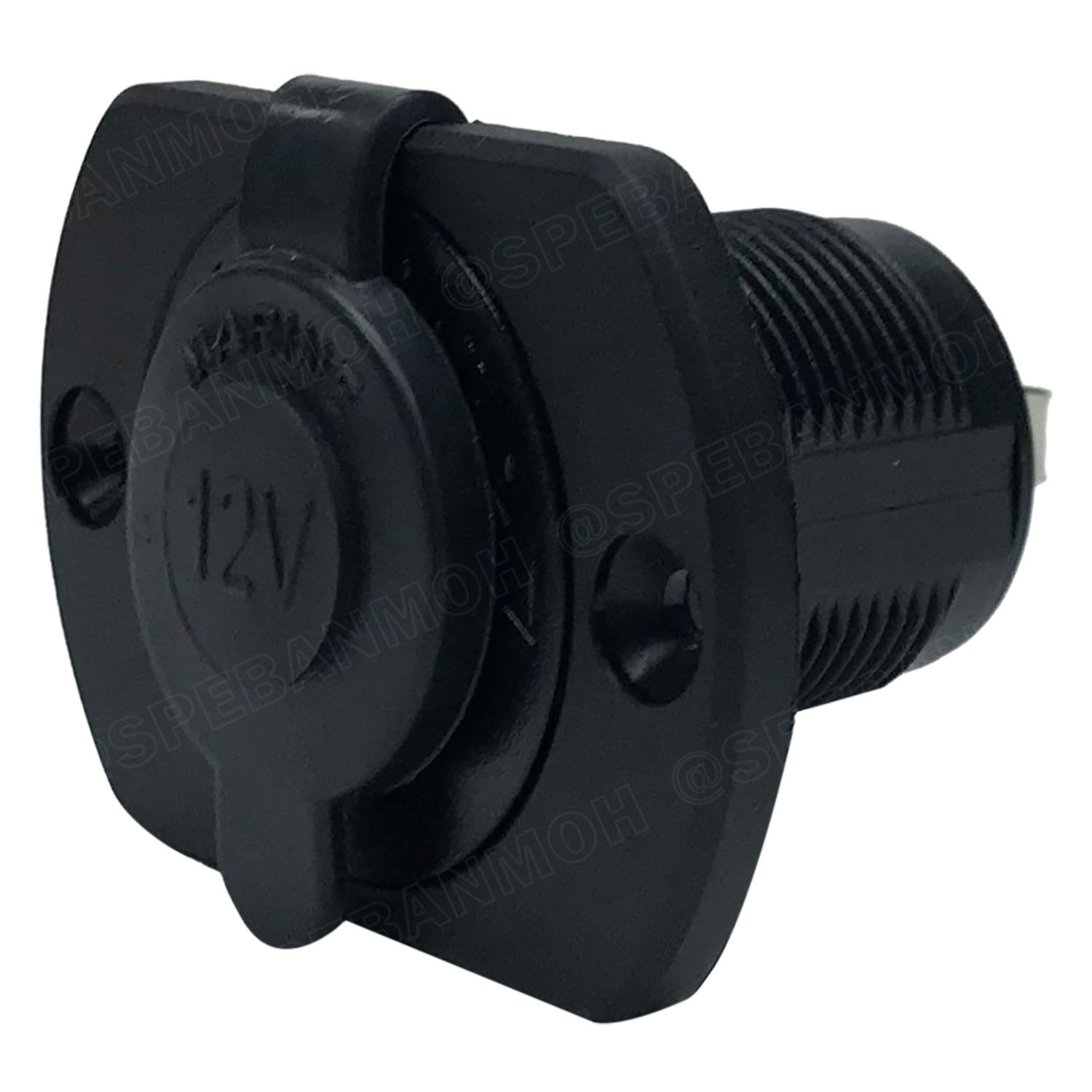 [ 1ชิ้น ] CLTF-003 เต้ารับ DC Socket 12V สำหรับปลั๊กจุดบุหรี่ Cigarette Lighter Socket with protective cap อะแดปเตอร์ซ็อกเก็ต USB พร้อมฝาครอบ สำหรับรถยนต์ จักรยานยนต์ มอไซต์ Input 12V Output 12V ซ็อกเก็ตที่จุดบุหรี่ในรถยนต์