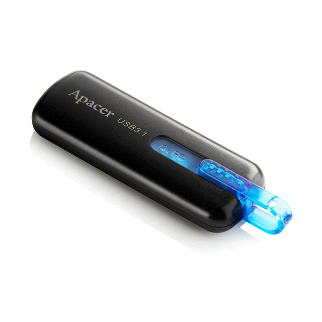 Apacer 16GB AH354 รองรับ USB 3.1 Gen 1 และ USB 2.0 สีดำ รับประกัน ศูนย์ไทย 5 ปี