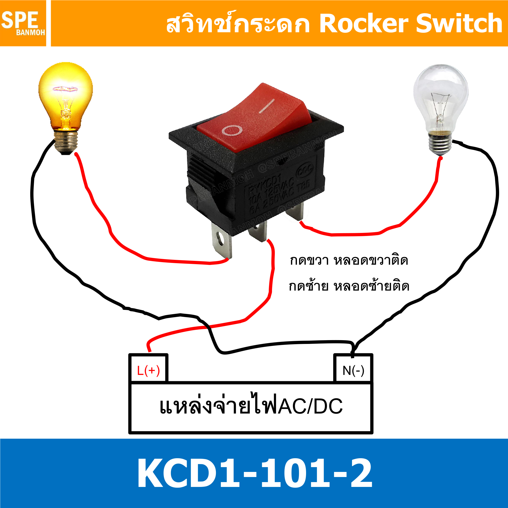 [ 10ชิ้น ] KCD1-101-2 ดำ แดง 3ขา ON-ON สวิทช์กระดก เล็ก สวิทช์ KCD1 Rocker switch สวิทช์ กระดก KCD1 101 3 ขา ON ON 6A 250V 2 ขา เปิด ปิด สวิทกระดก สวิทช์ เหลี่ยมเล็ก สวิท กระดก เหลี่ยม KCD1 101 2 สวิทช์กระดก SW KCD1 ON-OFF 3ขา Roker 10A 125V 6A 25