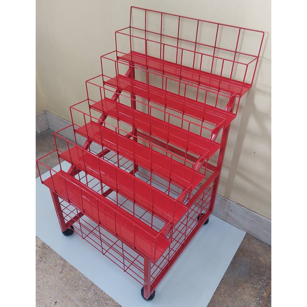 ชั้นวางขวด 6 ชั้น ขนาด 60x60x100cm. ชั้นวางขวดน้ำมัน ชั้นวางขวดน้ำอัดลม ชั้นวางขวด ชั้นวางสีสเปรย์กระป๋อง ชั้นวาง 6ขั้น
