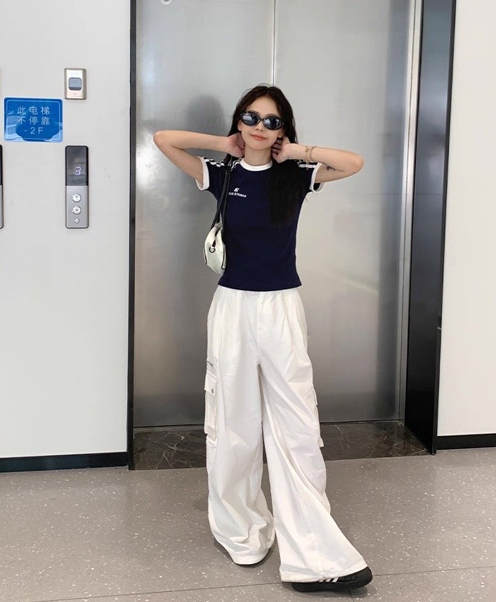 S studio tee เสื้อยืดแขนสั้นกุ้นขอบ