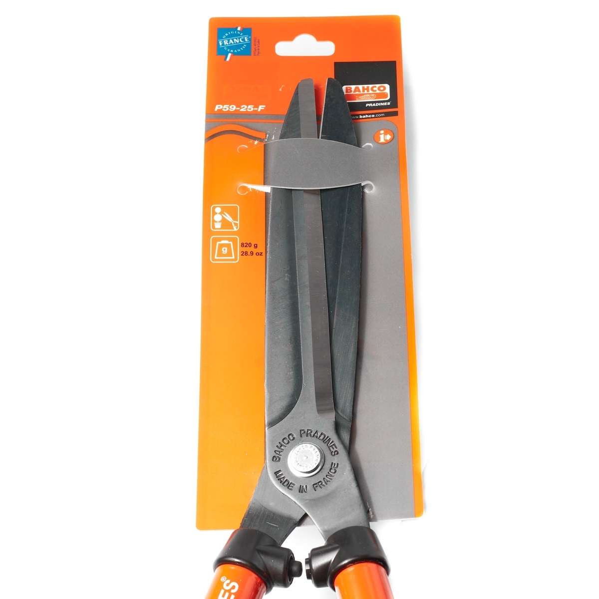 BAHCO P59-25-F กรรไกรตัดแต่งพุ่มไม้ ประเทศผู้ผลิต ฝรั่งเศส