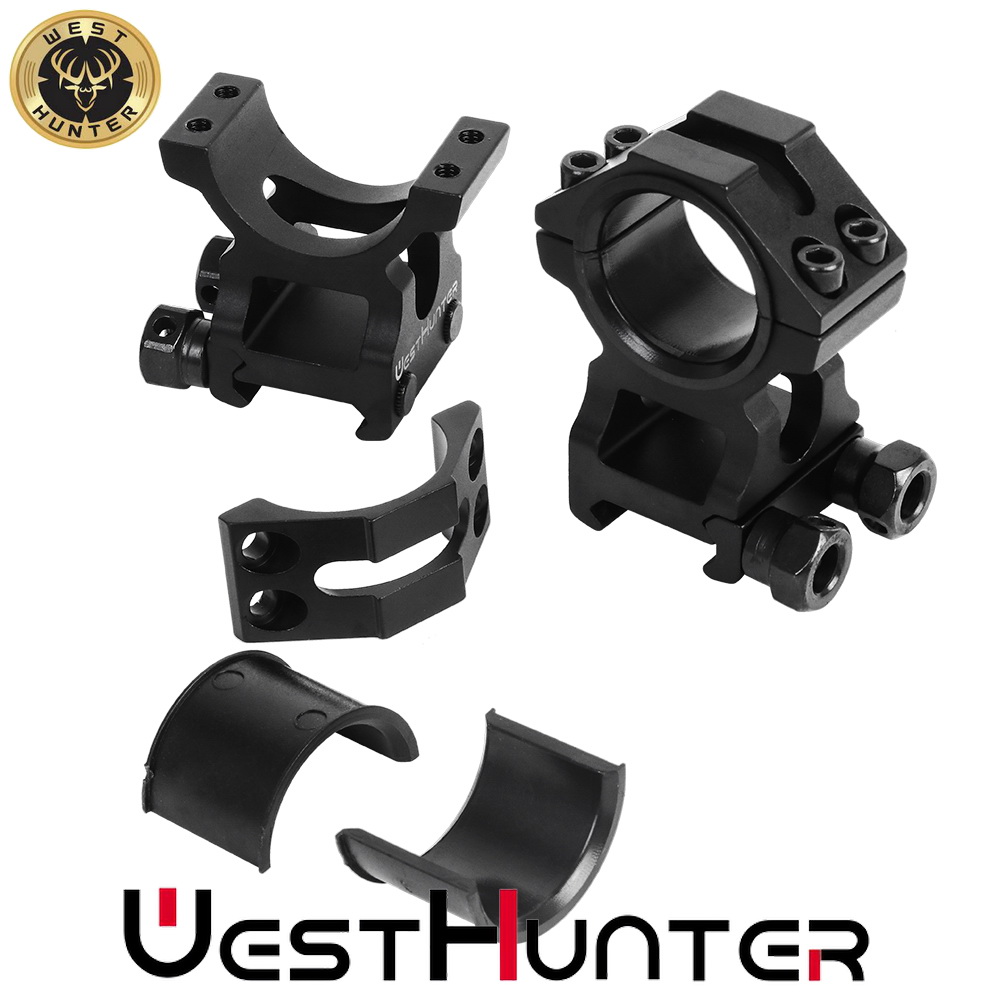 ขากล้องคุณภาพสูง ขาสูง HIGH Profile Scope Mounts 20mm Picatinny Rail 25.4mm/30mm Universal Scope Rings Accessories