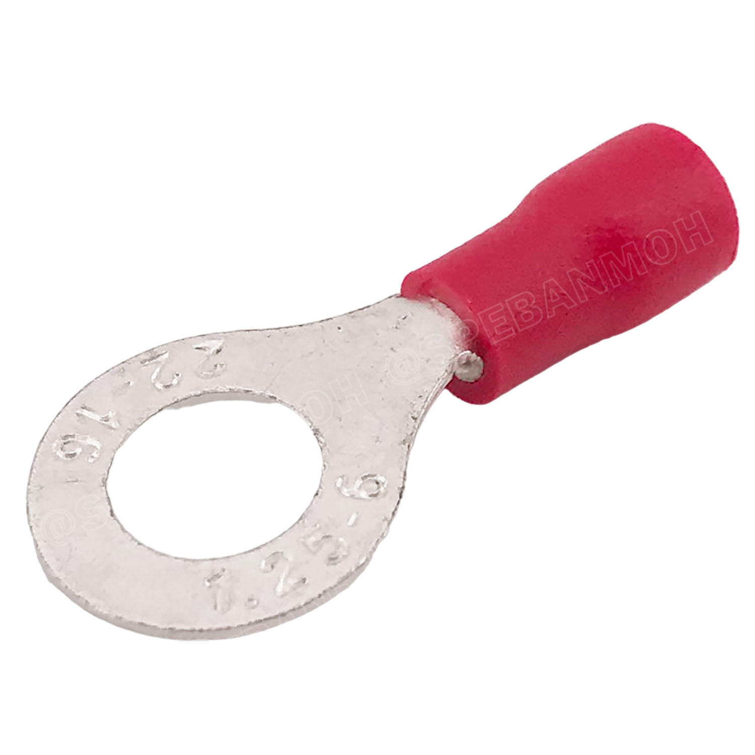 [ 100 ตัว/ถุง ] RV1.25-6 สำหรับสาย 0.5-1.5 sq.mm 22-16AWG หางปลากลม หางปลาหุ้มฉนวน เทอร์มินอล หางปลาย้ำสายไฟ หางปลา หางปลากลมหุ้ม หางปลาแฉก Terminal Crimping หางปลา กลมหุ้ม หางปลาต่อสาย ขั้วต่อสายไฟ หางปลาวง หางปลา RV Spade Terminal หางปลากลมหุ้มฉนวน