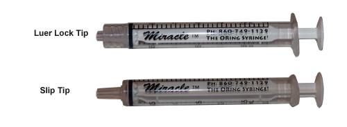 ไซริงค์แบบโอริงค์ Miracle Oring Slip Tip Syringe ขนาด 3 ml. จากอเมริกา