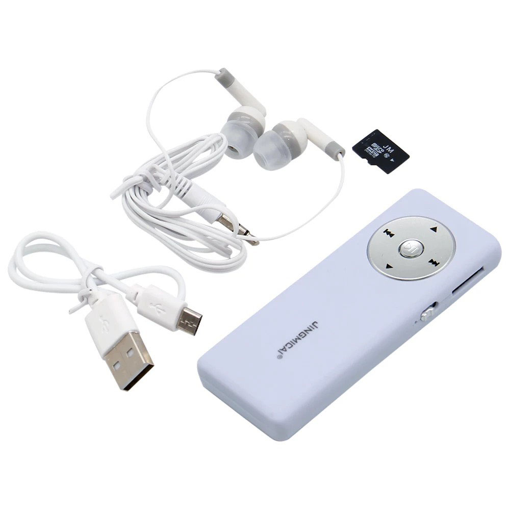 เครื่องเล่น MP3 รุ่น Stick with speaker มีลำโพงในตัว แถมฟรี!! เมมโมรี่การ์ดจุได้กว่า 50 เพลง + หูฟัง + สายชาร์จ ครบเซ็ต