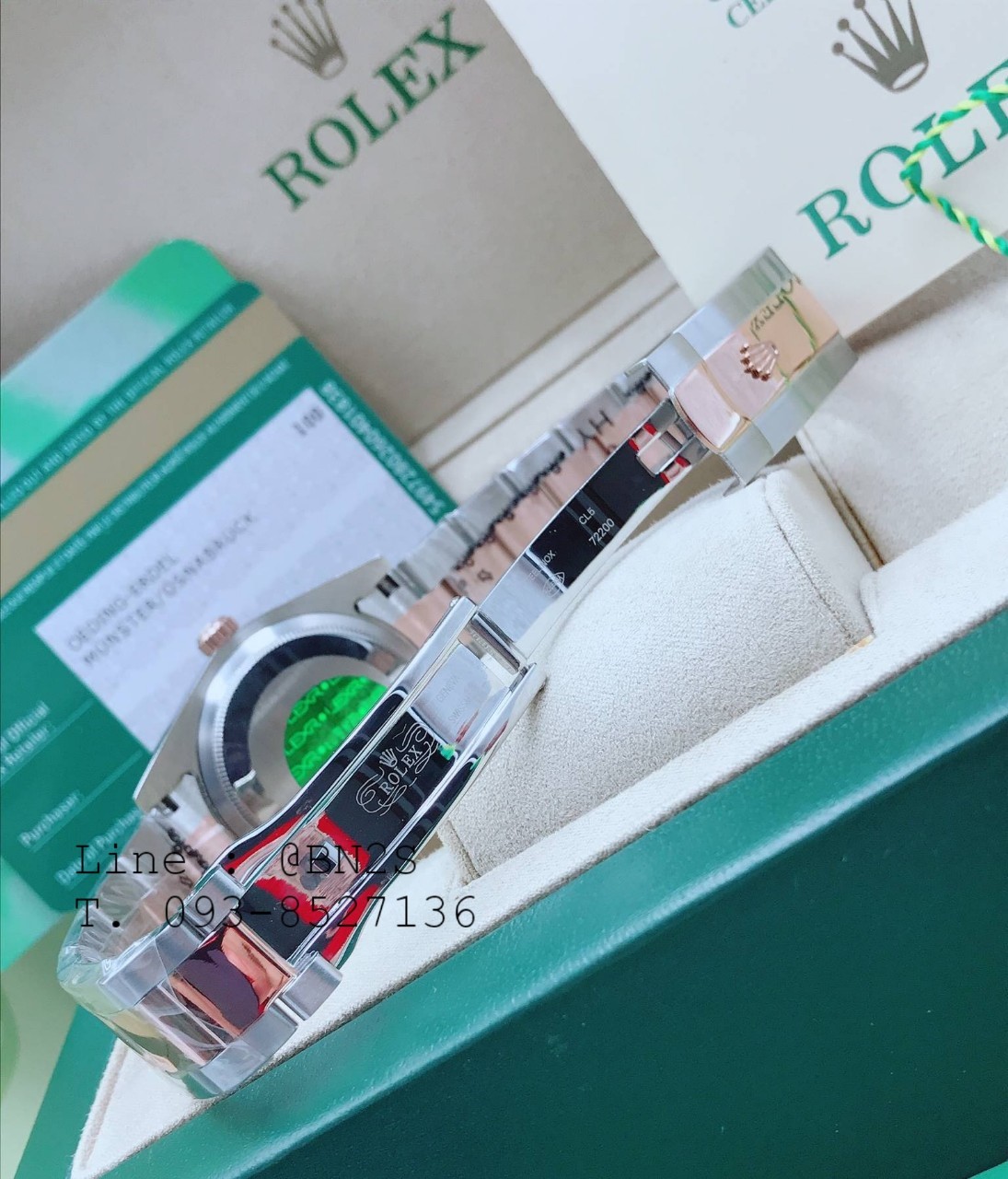 ROLEX DATEJUST Watch หน้าปัดล้อมเพชร มาพร้อมกล่องครบชุดตามรูป