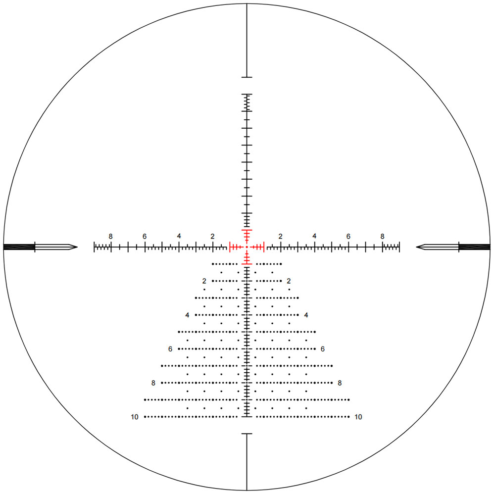 กล้อง FULL SIZE spec เทพ ฟังชั่นส์ครบ WEST TD 5-25X50 SFIR FFP เส้นเล็งขยายตามซูม สินค้าแท้ประกัน 1 ปี