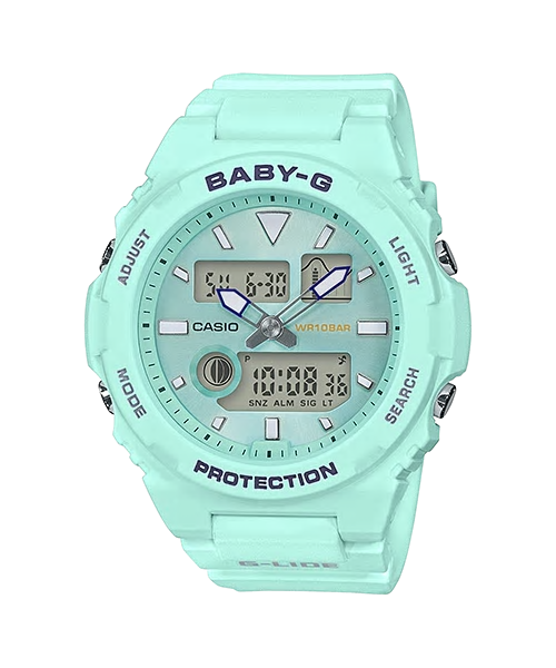 CASIO BABY-G รุ่น BAX-100-3ADR สีเขียวอมฟ้า สินค้าใหม่ ของแท้ รับประกันศูนย์ CMG