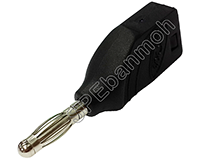 [ 2ชิ้น ] ปลั๊กกล้วย/บานานา BNN-002 (Banana plug) TAIWAN สีดำ / BLK