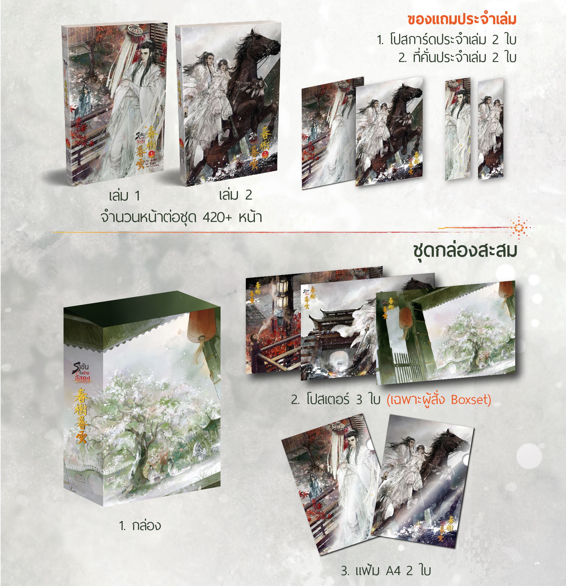 ราชันในม่านอัสดง 2 เล่มจบ (box- หนังสือ)