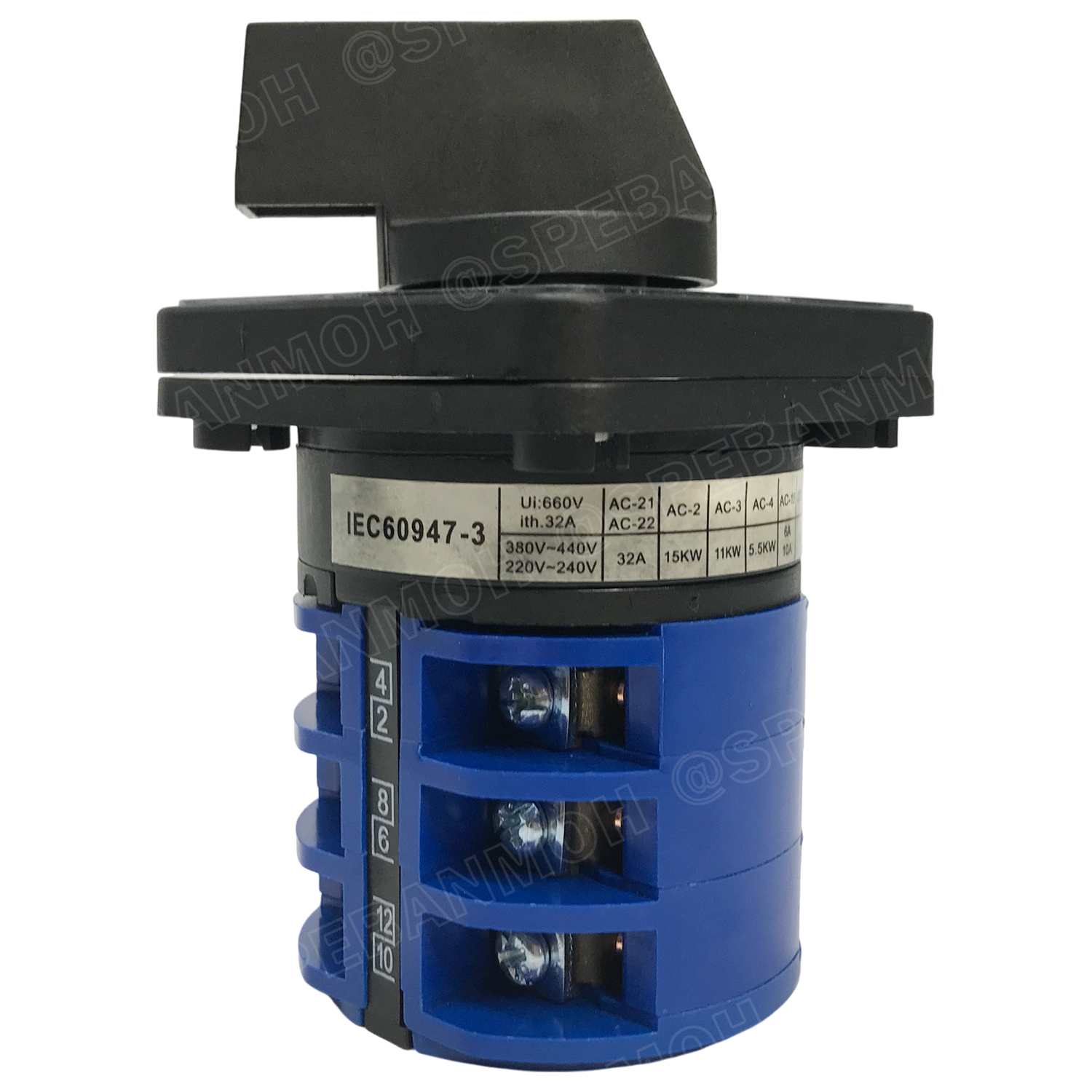 [ 1 ชิ้น ] LW28-ON-OFF-ON-32/3 สวิทช์บิด ON-OFF-ON 3P 32A 380V Cam Switch Industrial switch สวิทช์ อุตสาหกรรม 3Position Change Over Switch แคมสวิทช์ Selector Switch สวิทช์โรงงาน LW-28 สวิืช์ขนาดใหญ่ 3โพล BF LW28 3จังหวะ