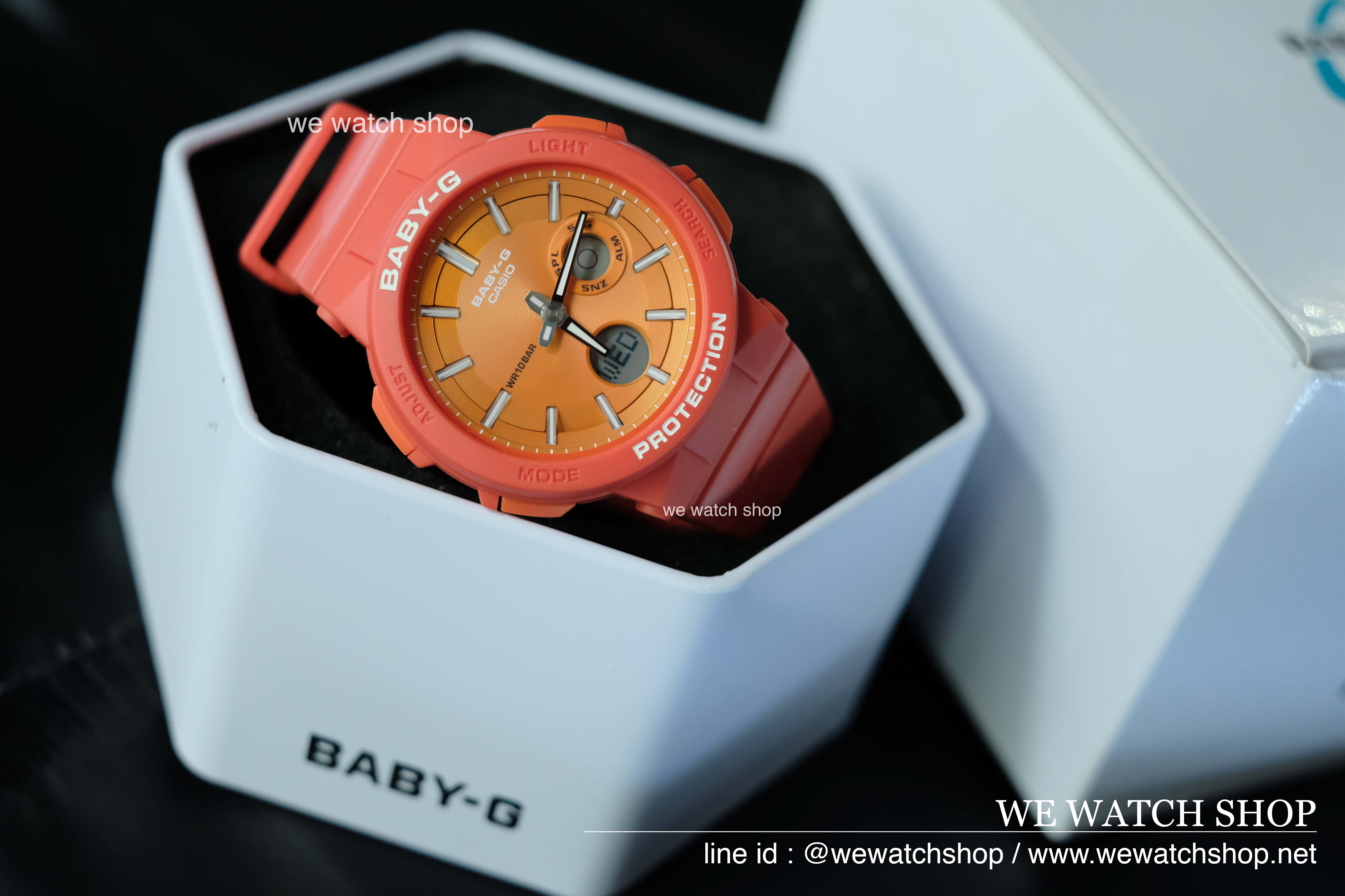 CASIO BABY-G รุ่น BGA-255-4ADR สีส้ม สินค้าใหม่ ของแท้ รับประกันศูนย์ CMG