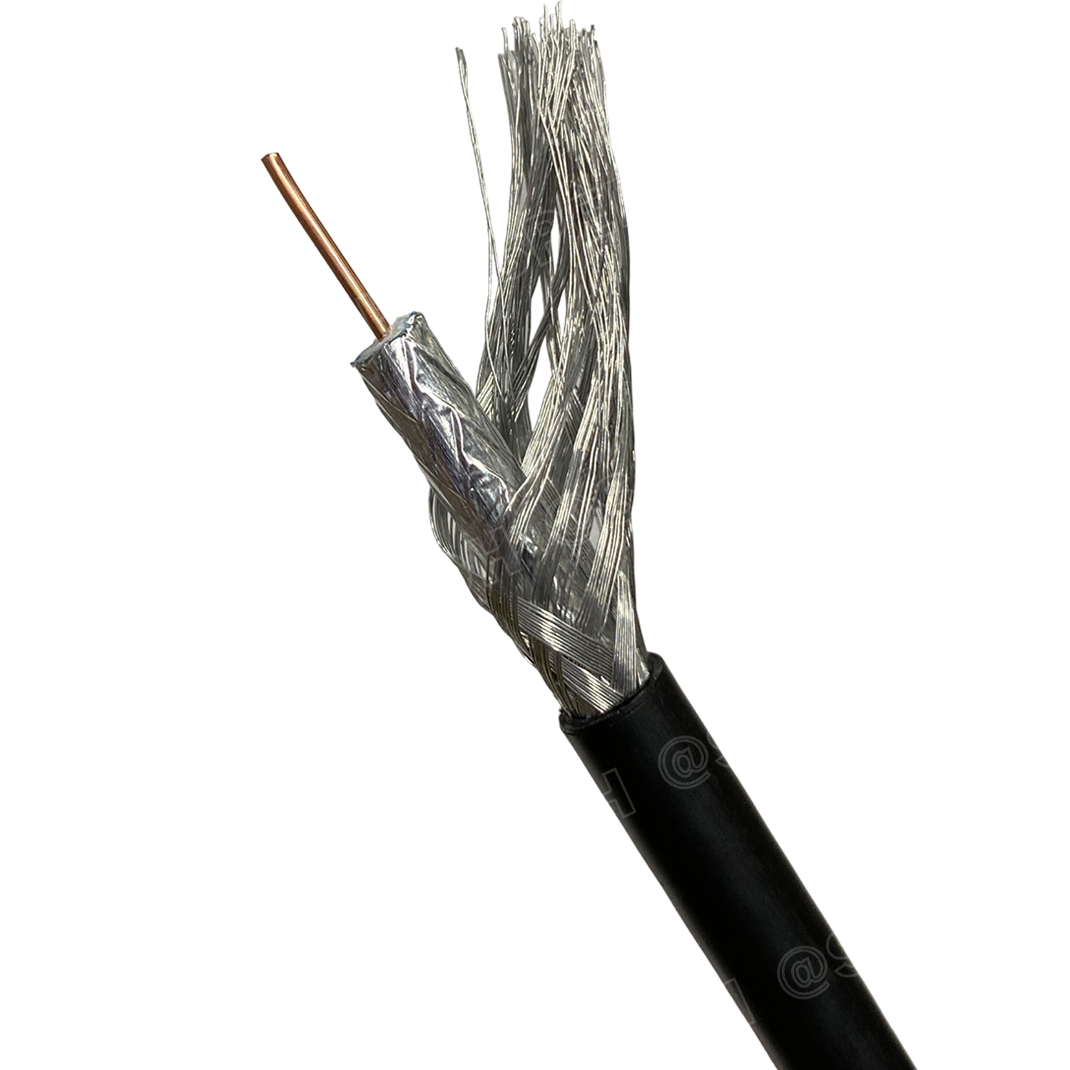 [ 3เมตร ] CB-0109SP+ RG 6/U Outdoor 96% Shield สายRG6 ชิลล์ 96% สำหรับใช้ภายนอกอาคาร LINK BLACK PE Jacket สายสัญญาณ Coaxial กล้องวงจรปิด CCTV 75Ohm สายโคแอกเชียล สายสื่อสาร Coaxial กล้องวงจรปิด