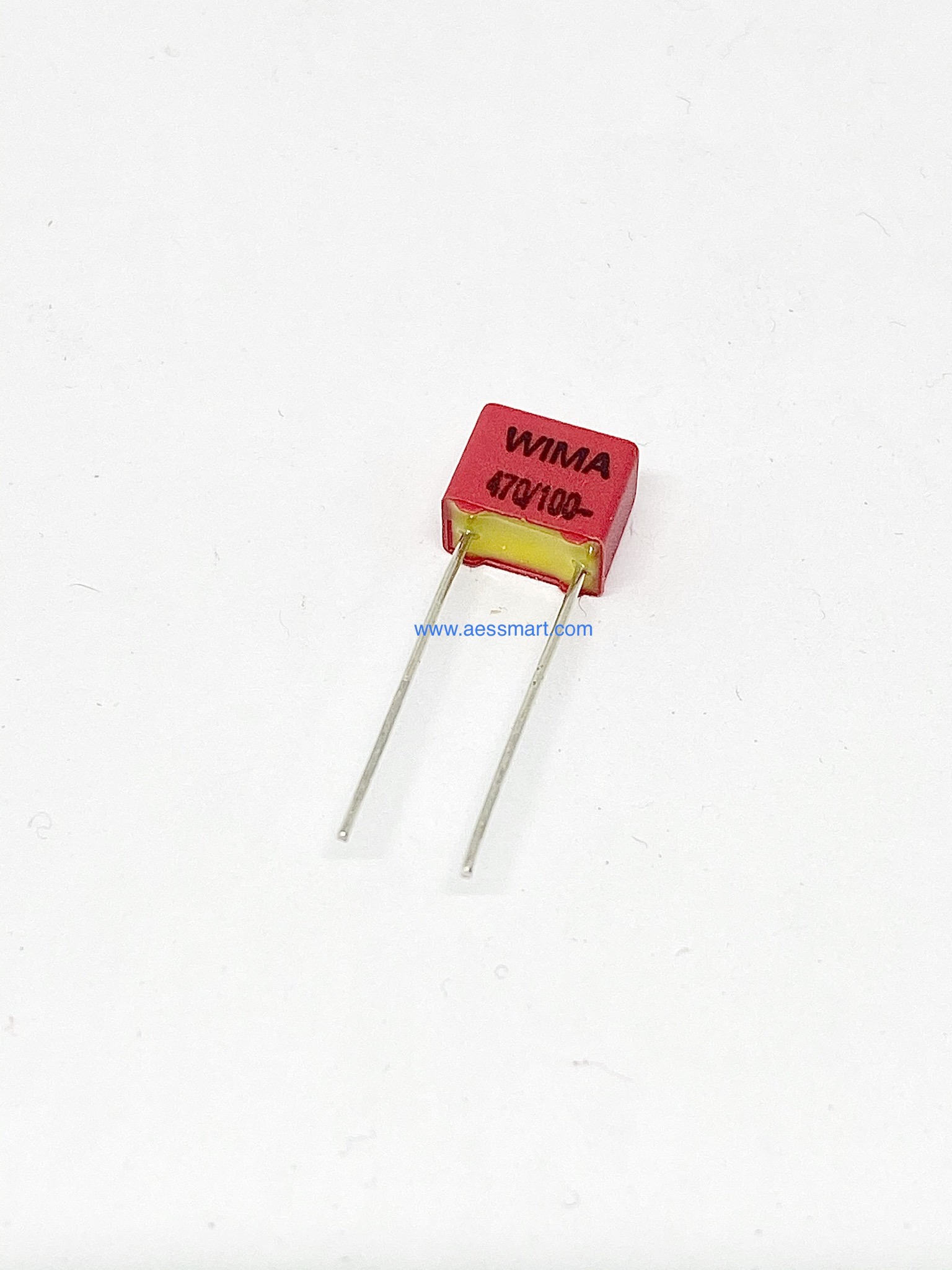 FKP2-470/100/2.5T : 470pF/100V ±2.5%,Pitch 5.0mm Cap WIMA ,Polypropylene Film/Foil Capacitors