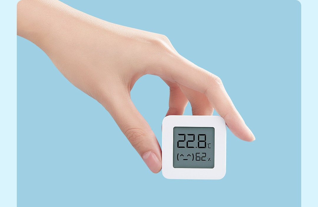Mi Temp and Humidity Monitor 2 (ทรงสี่เหลี่ยม พกพาง่าย) | รับประกัน 1 ปี