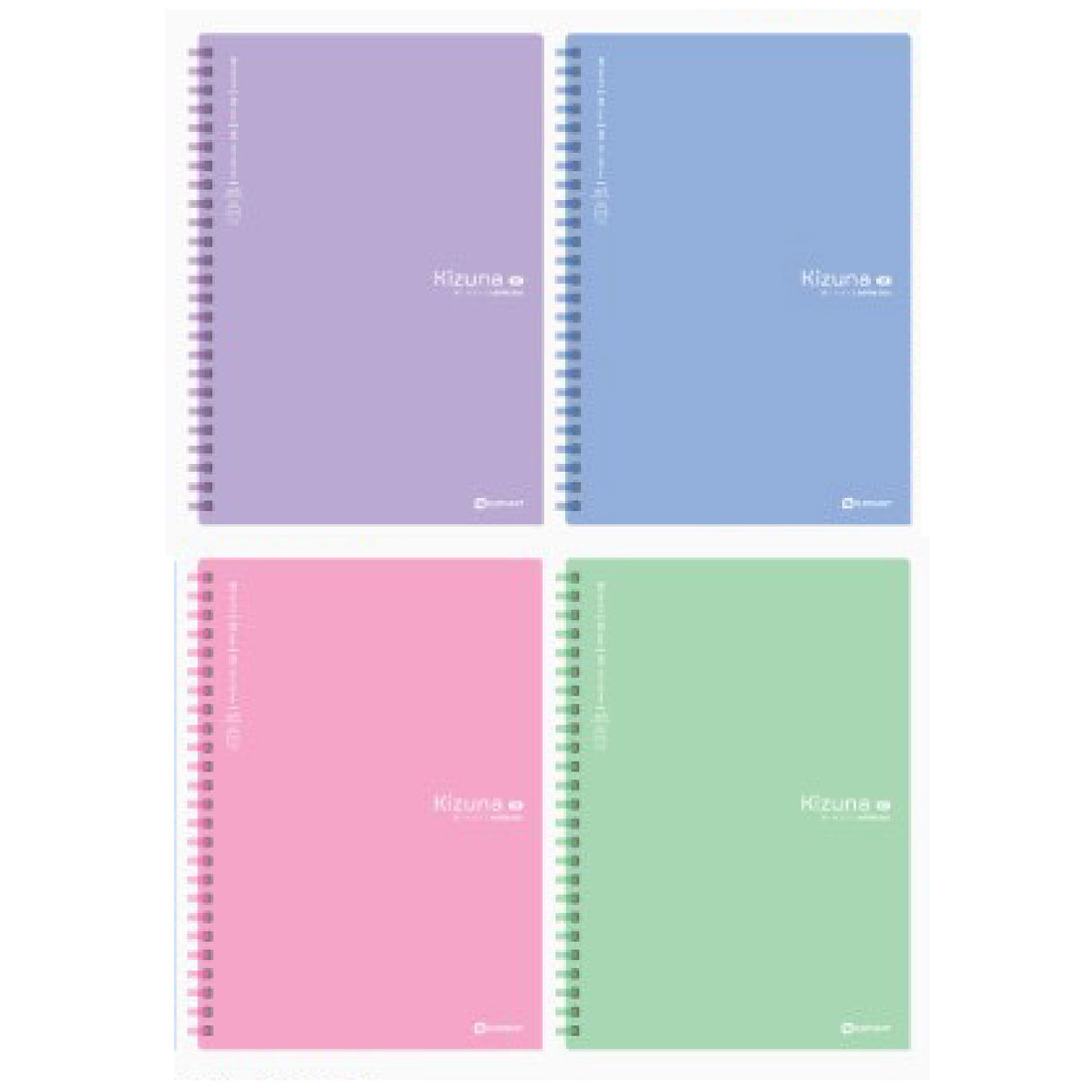 ตราช้าง สมุดโน้ต สมุดจดบันทึก สมุดสันห่วงนิ่ม Kizuna Mellow ring ปกพลาสติก PP สีพาสเทล มีเส้น ขนาด B5