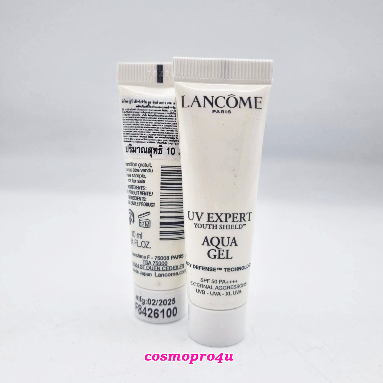 กันแดด Lancome UV Expert Aqua Gel Airy Defense SPF50/PA++++ ขนาด 10ml ฉลากไทย หมดอายุ 2/28