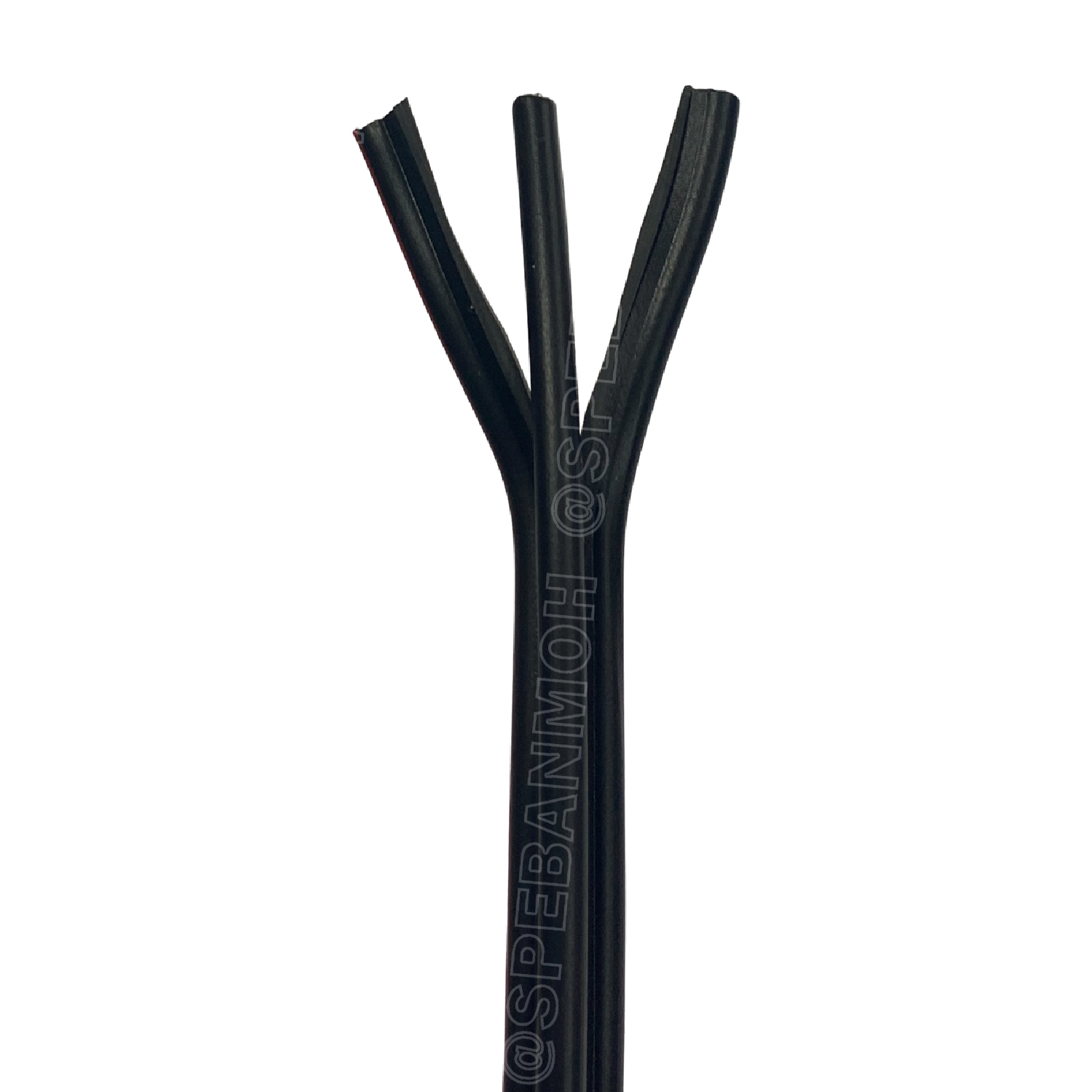 [ 200 เมตร ] HBDW-0-9 สายดรอปวาย 2Cx0.9sq.mm Drop Wire Cable ทองแดงเท้ 0.9mm2 HYBRID สายลำโพง Speaker Cable สายเดินเสียงตามสาย Copper Wire สายลำโพง มีสลิง สายไฟคู่ ดำแดง Twin cable with drop wire ทองแดงเต็ม ยี่ห้อ ไฮบริด 0.9มิล