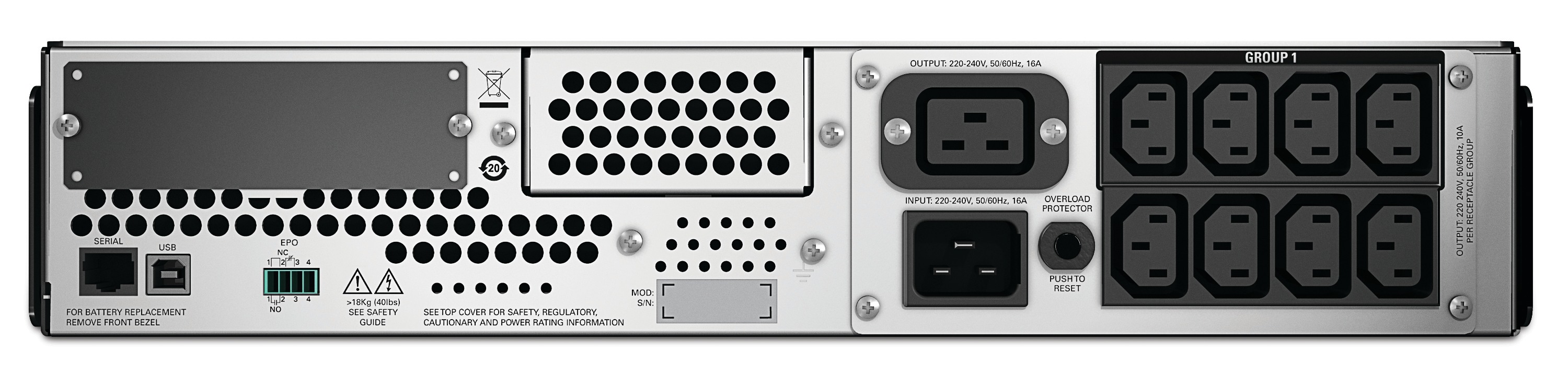 APC Smart-UPS 3000VA LCD RM 2U 230V (SMT3000RMI2U)