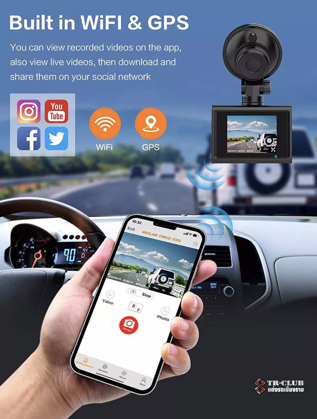 กล้องติดรถยนต์ X-PRO M500