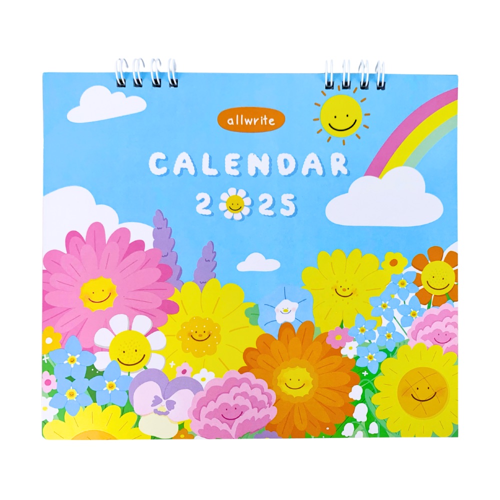 ปฏิทินตั้งโต๊ะ calendar ปี พ.ศ. 2568 / ค.ศ. 2025 Allwrite รุ่น AW292 ขนาด 7 x 8 นิ้ว