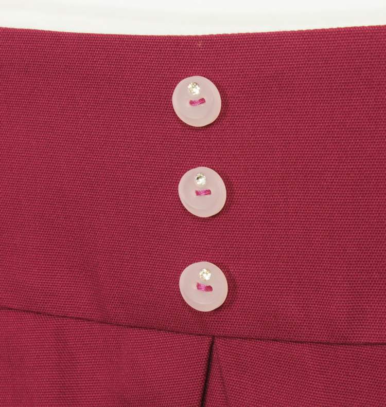 SK-165 กระโปรงแฟชั่น&ทำงาน ทรงสอบ ผ้าคอตต้อนญี่ปุ่นสีม่วง