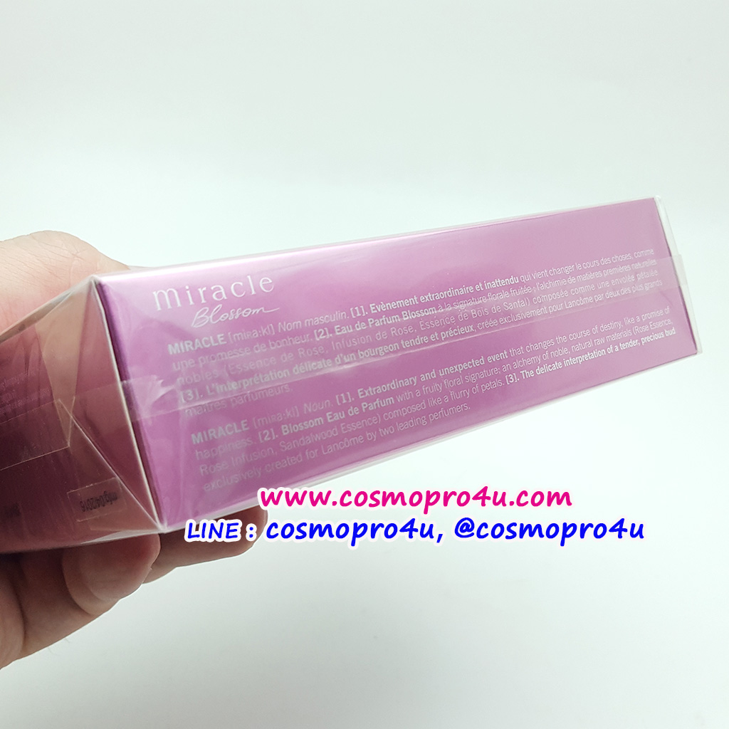 ลด 40% น้ำหอม LANCOME Miracle Blossom EDP 100ml ลังโคม มิราเคิล บลอสซั่ม (4700-40% +ems ไม่ร่วมโปรใดๆ)