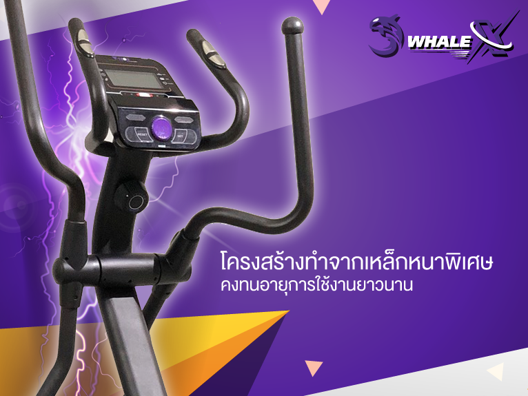 Elliptical เครื่องเดินวงรี V-Tech รุ่น WHALE-X ลดเพียบ! ติดต่อ