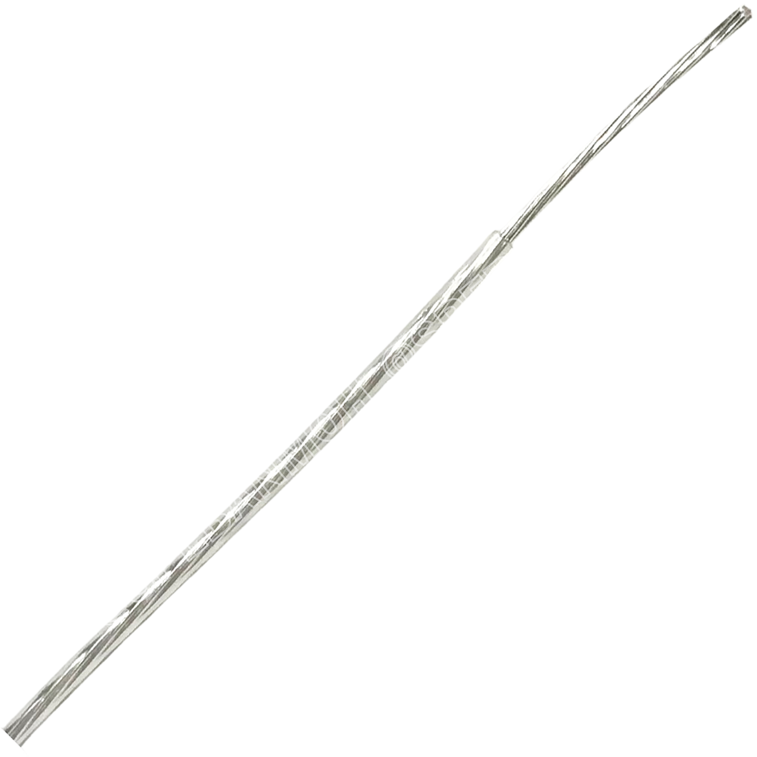 [ 1 เมตร ] FF 2.5 mm² สายสัญญาณเงินเดี่ยว Silver Cable ลวดเงิน ทองแดงแท้เคลือบเงิน สำหรับงานเครื่องเสียงรถยนต์ เครื่องเสียงบ้าน Copper Silver Plate ลวดทองแดงเคลือบเงิน สายสัญญาณเงิน Silver Cable Audio