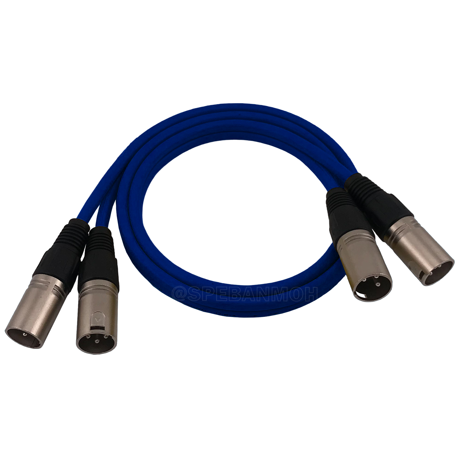[ 1เส้น ] LT-ST-XLR-MM-BLU สายสัญญาณ 2ออก2 2XLR ผู้ ออก 2XLR ผู้ สายไมค์ XLR Cable สำเร็จรูป Cable Assembly 2 ออก 2 สายเครื่องเสียง สายซับ สายสัญญาณสเตอริโอ Audio Stereo Cable แจ็คสายสัญญาณเสียง สําหรับโฮมเธียเตอร์ Microphone Cable สายสัญญาณคู่ ทองแดงแท้